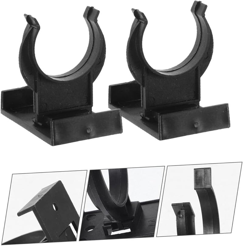 Housoutil 36 Pcs Black Kitchen Cabinet Leg Clips Toe Kick Clips Easy Installation 5X4X3 5CM - Image 4